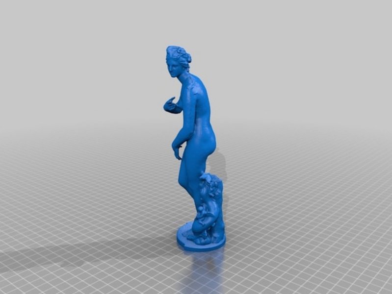 3D printable STL model example for use with home and professional 3D printers
